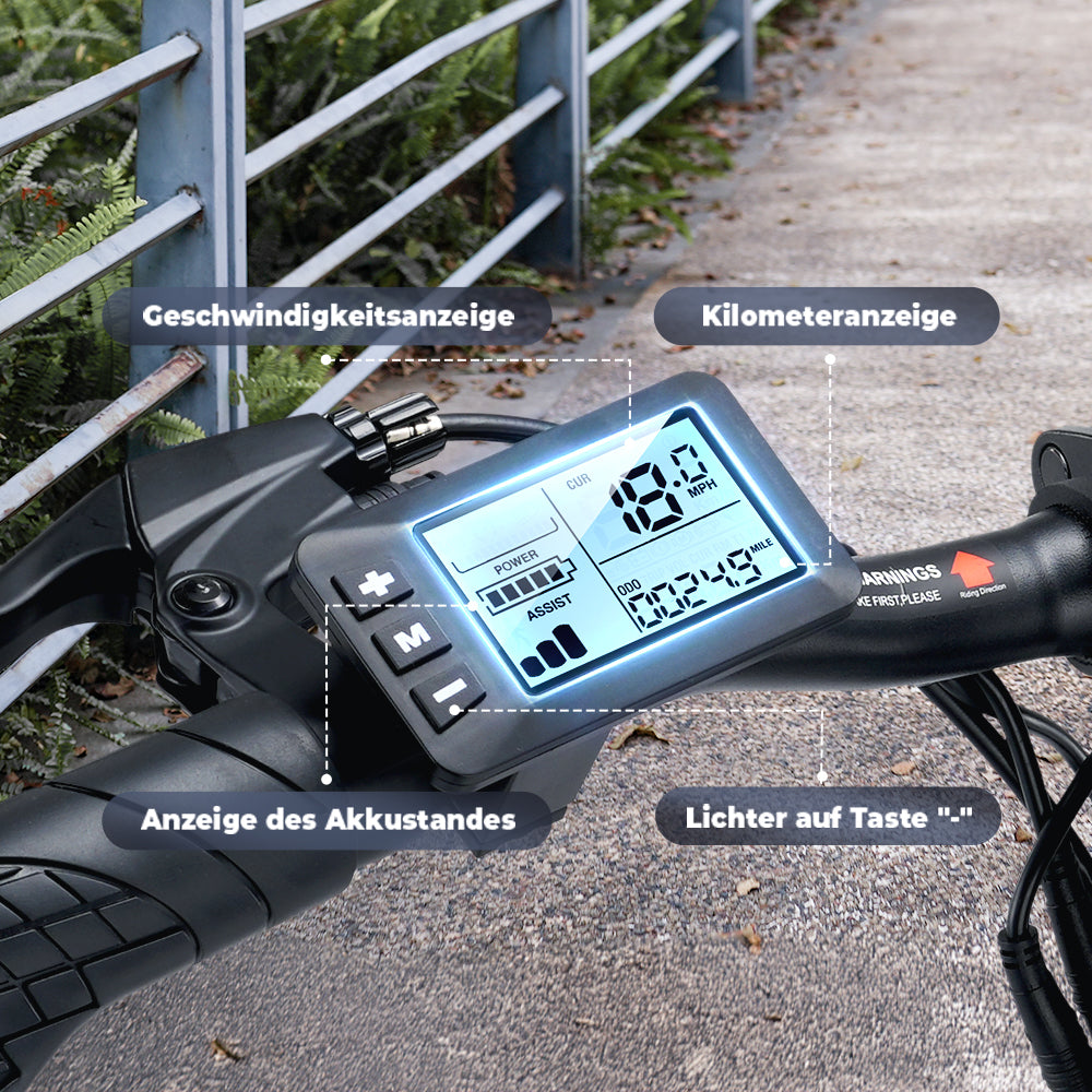 electric bike with headlight