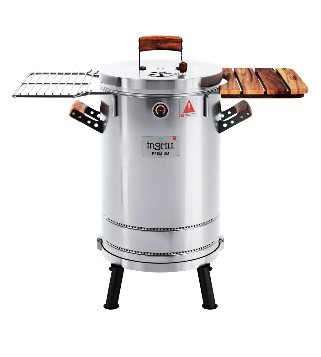 Smoker Medium Premium + Medium Cover + Multi Purpose Rack x 4 + Fish Rack + Hook Kit x 6 + Premium Hook + Medium Fish Bone Hook