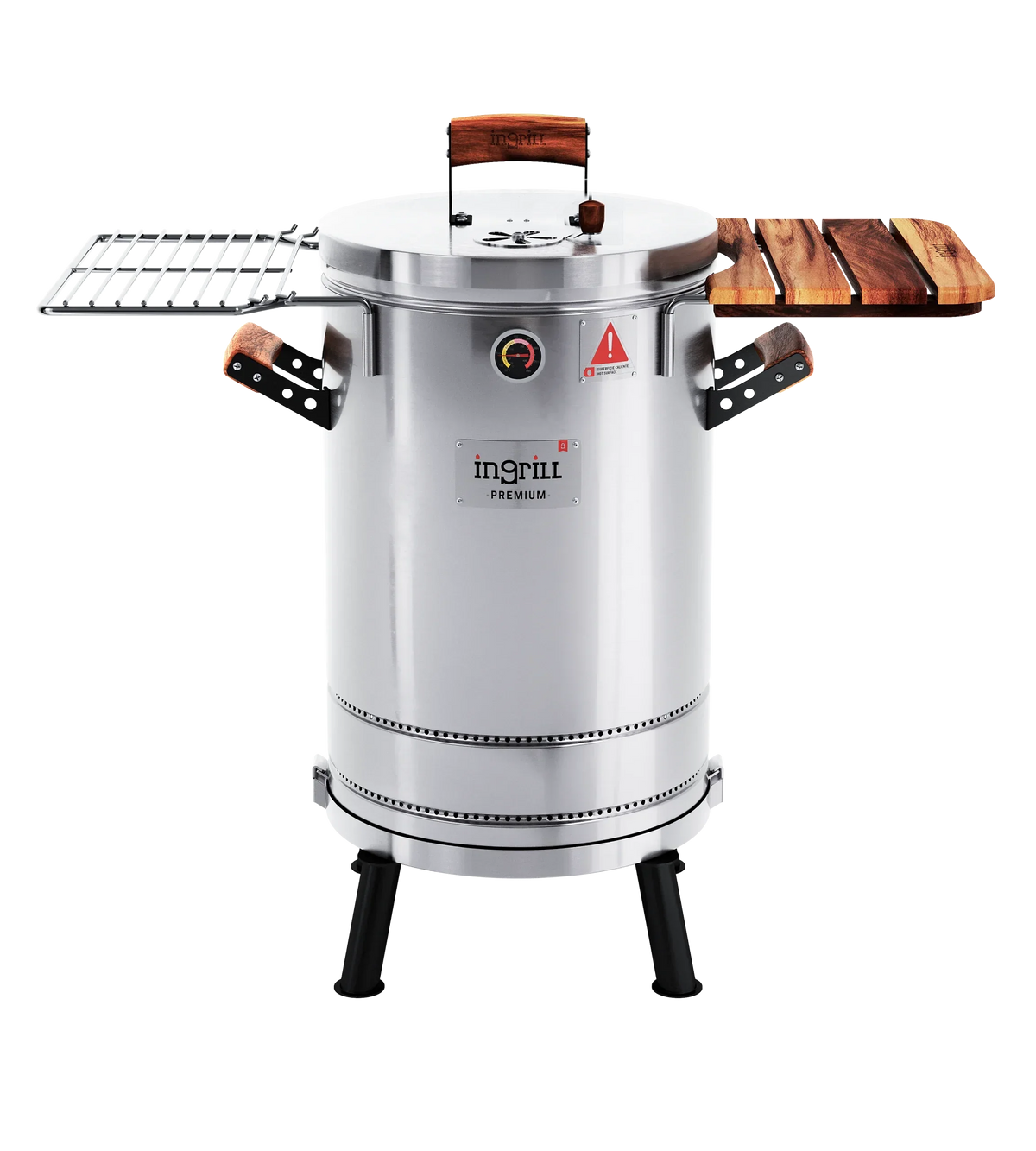 Smoker Medium Premium + Medium Cover + Multi Purpose Rack x 4 + Fish Rack + Hook Kit x 6 + Premium Hook + Medium Fish Bone Hook